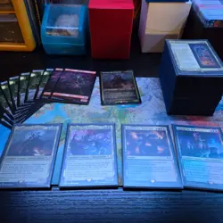 MTG Warhammer 40k The Ruinous Powers Commander Deck Complete Opened - Image 1