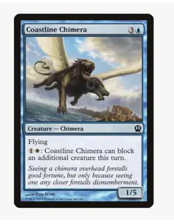 Coastline Chimera MTG THS LP | Azorius EDH Pillow Fort Blocker Flying Pauper - Image 1
