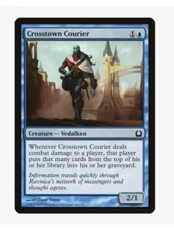 Crosstown Courier MTG RTR LP | Pauper EDH Mill Aggro Vedalken Tribal - Image 1