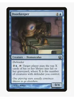 Doorkeeper MTG RTR LP | Pauper EDH Defender Wall Tribal Mill Win Condition - Image 1