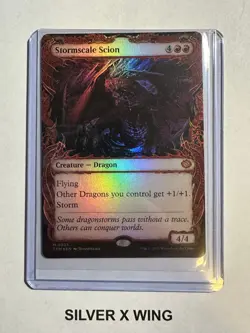 Stormscale Scion Showcase Foil x1, MTG, Tarkir: Dragonstorm, TDM, NM - Image 1