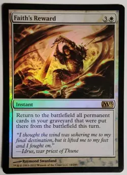 Mtg Faith's Reward ( Foil ) - Image 1