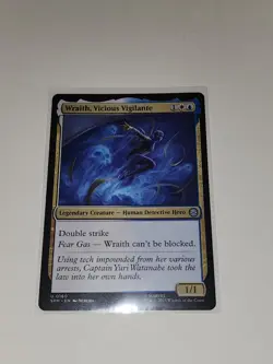 MTG, Wraith, Vicious Vigilante NM 160 Marvel's Spider-Man Regular - Image 1