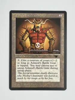 MTG ASHNOD’S BATTLE GEAR Antiquities Regular MT Magic The Gathering - Image 1