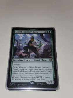 MTG, Lizard, Connors's Curse 106 NM Marvel's Spider-Man Regular - Image 1
