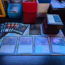 Magic the Gathering MTG Warhammer 40,000 Commander Deck - Tyranid Swarm Complete - Image 1