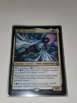 MTG, Silk, Web Weaver 145 NM Marvel's Spider-Man Regular - Image 1