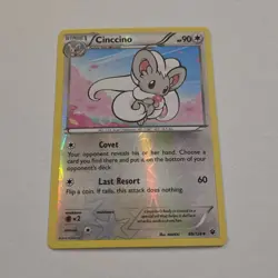 Cinccino 88/124 Pokemon XY Fates Collide Reverse Holo - Image 1
