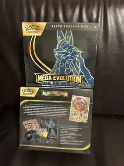 Pokemon TCG Mega Evolution Lucario Elite Trainer Box ETB New Sealed LOT OF 2 - Image 2