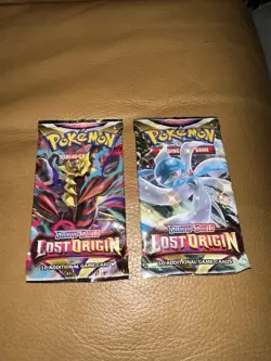 TWO Pokemon Sword & Shield Lost Origin Booster Packs Factory Sealed - Image 1