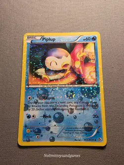 Pokemon Piplup RC6/RC25 Holo Legendary Treasures Radiant Collection - Image 1