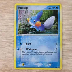 PERFECT WHOLE FART SWIRL 🌀💫 MP Mudkip 018 Star Promo Cosmos Holo Pokemon Card - Image 2
