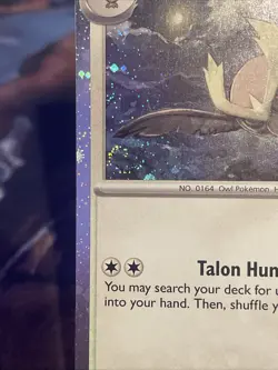Noctowl Cosmos Holo *SWIRL* - 127/162 - Temporal Forces Pokemon 2024 - Image 3