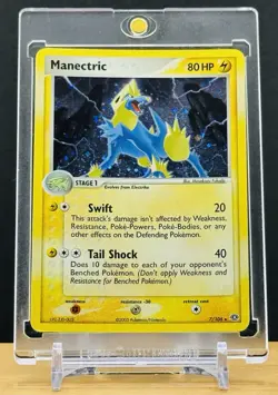 Pokemon TCG - Ex Emerald - Manectric 7/106 - Holo Rare - SWIRL - Image 2
