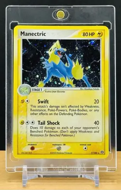 Pokemon TCG - Ex Emerald - Manectric 7/106 - Holo Rare - SWIRL - Image 3