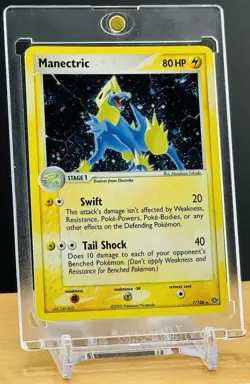 Pokemon TCG - Ex Emerald - Manectric 7/106 - Holo Rare - SWIRL - Image 5