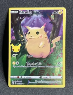 2021 Pikachu 005/025 Pokemon Celebrations Holo 25th Anniversary NM/Mint - Image 1