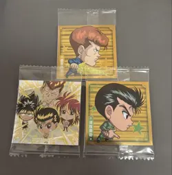 YuGiOh Wafers Seal Spirit Detective Kurama Hiei Kuwabara - Image 1