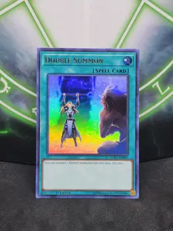 Yugioh Double Summon LCKC-EN091 Ultra Rare 1st Edition NM - Image 1