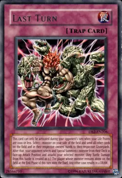 Last Turn - Rare DB2-EN206 - LP - YuGiOh - Image 1