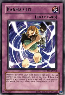 Karma Cut - Rare SOI-EN053 - MP - YuGiOh - Image 1