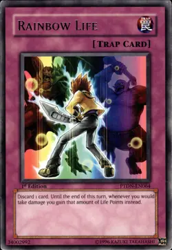 Rainbow Life - Rare 1st Edition PTDN-EN064 - MP - YuGiOh - Image 1