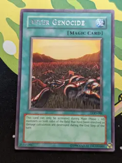 Yugioh - After Genocide - LOD-086 - Unlimited Edition - Rare Light Play - Image 1
