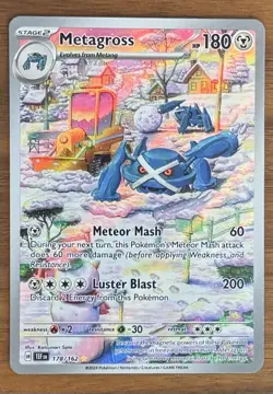 Metagross 178/162 - Illustration Rare Holo - Temporal Forces - Rare Pokemon Card - Image 1