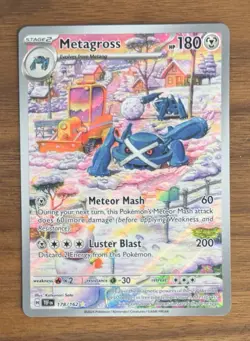 Metagross 178/162 - Illustration Rare Holo - Temporal Forces - Rare Pokemon Card - Image 3