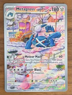 Metagross 178/162 - Illustration Rare Holo - Temporal Forces - Rare Pokemon Card - Image 4