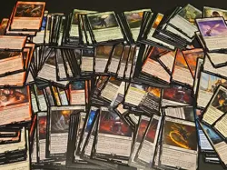 magic the gathering Lord Of The Rings Card Lot Of 75+ Cards Mostly Common - Image 1