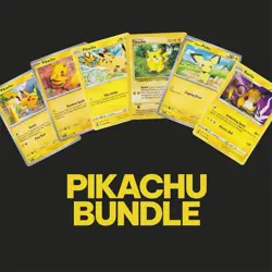 Pokemon TCG Bundle 6 Card Lot w/ Jungle Set Unlimited Pikachu + Raichu & Pichu - Image 1
