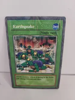 Yu-Gi-Oh! TCG Fake Card Poorly Translated Funny Holo - Earthquake - Image 1