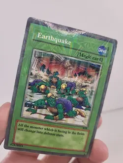 Yu-Gi-Oh! TCG Fake Card Poorly Translated Funny Holo - Earthquake - Image 3