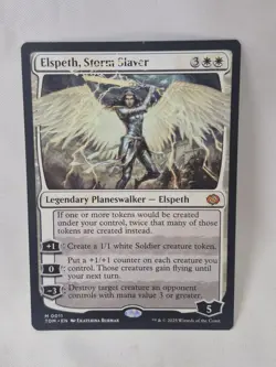 MTG Elspeth, Storm Slayer M #0011 Tarkir Dragonstorm Mythic MTG TCG NM/M - Image 1