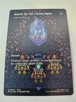 MTG - Search for the Frozen Esper Showcase FOIL - Final Fantasy Through the Ages - Image 1