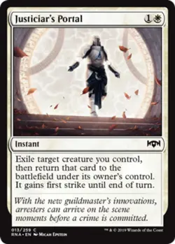 Justiciar's Portal Light Play, English Magic the Gathering MTG Ravnica Allegianc - Image 1