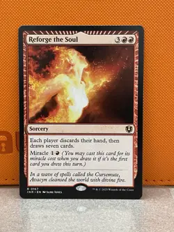 MTG Innistrad Remastered R Reforge the Soul #0167 Non Foil Showcase Red NM - Image 1