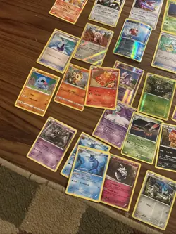 POKEMON Binder Collection Lot 225+ Cards Mixed Holos Base Trainers USED READ - Image 4