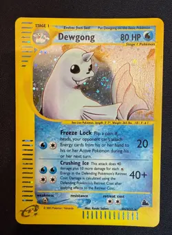 Dewgong Holo Swirl+ Pokemon Card 2003 Skyridge H6/H32 Ungraded Raw LP - Image 1