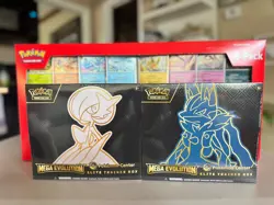 Pokemon Center Mega Evolution Gardevoir & Lucario ETB Elite Trainer Box Set of 2 - Image 1