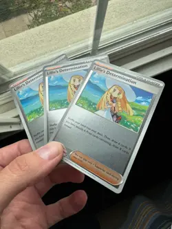 X3 Lillie's Determination (Reverse Holo) 119/132 Uncommon Pokemon Mega Evolution - Image 1