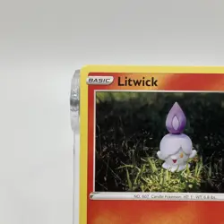 Litwick Non-Holographic Common 024/196 Pokemon TCG Trick or Trade NM/M - Image 2