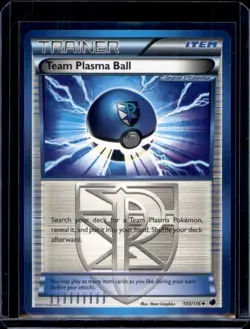 Team Plasma Ball (Team Plasma) Plasma Freeze Pokemon 105/116 Uncommon NM+ - Image 1