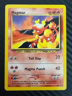 Pokemon TCG Magmar Neo Genesis 40/111 Unlimited Uncommon LP - Image 1