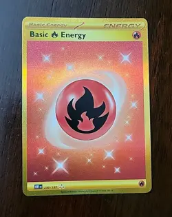 NM! Pokemon Obsidian Flames - FIRE ENERGY SECRET RARE - 230/197 - Image 1