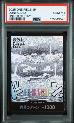 PSA 10 ONE PIECE Card 2025 Don!! Card ELBAPH Promo ONE PIECE DAY '25 JAPAN - Image 1