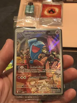 Team Rockets Wobbuffet Promo Card 203 Sealed Destined Rivals - Image 4