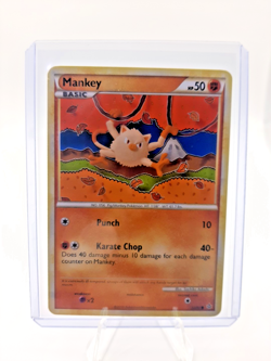 Mankey 53/95 Unleashed Common Regular Pokemon Card TCG Trading Card Game - Image 1