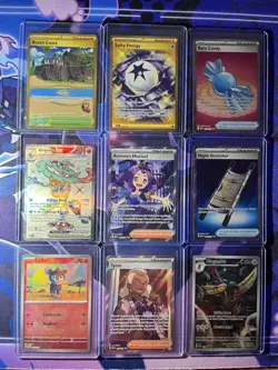 Pokemon Full Art and Gold Card Lot - 12 Cards (Mega and S&V) - NM/M - Pack Fresh - Image 1